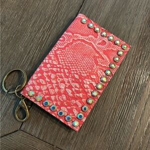 Brand new coral snake card holder by Keep It Gypsy ✨ leather!